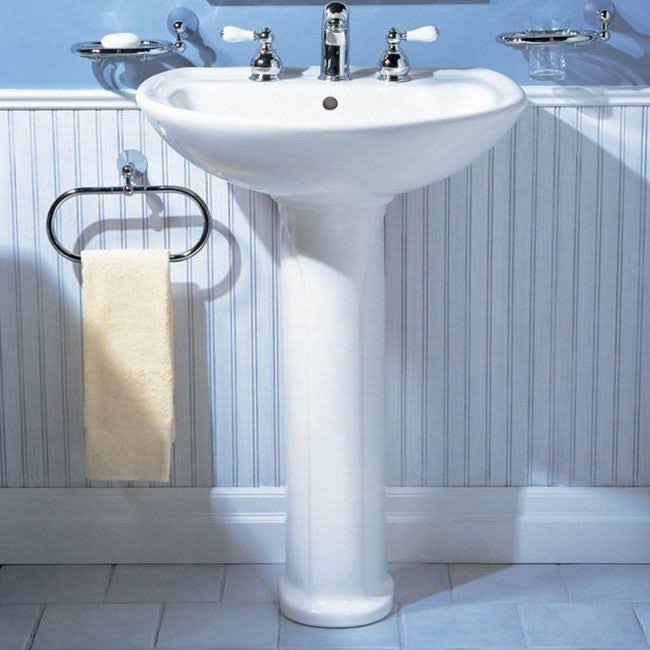 American Standard Cadet 0236411 Pedestal Sink, White