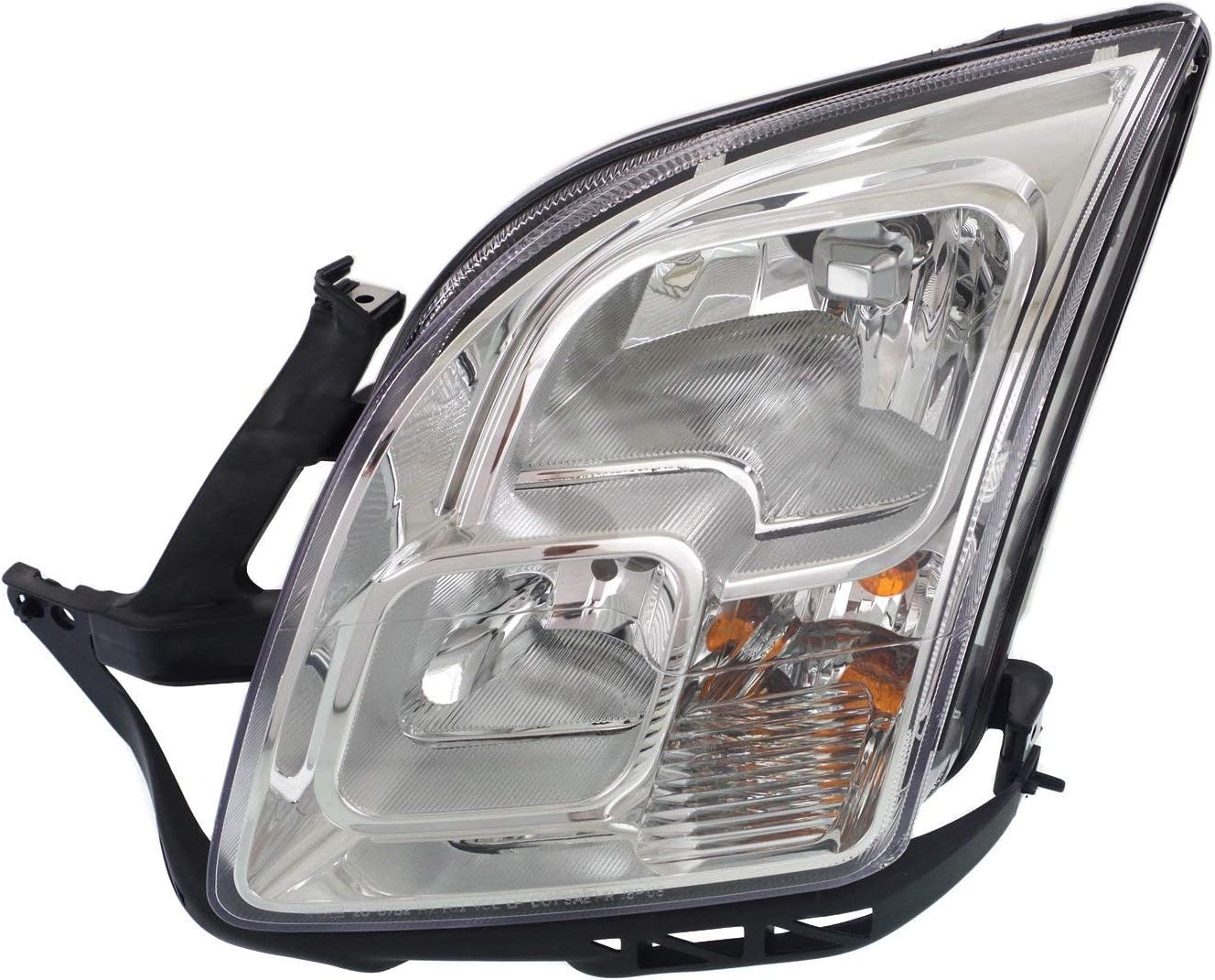 Evan-Fischer Headlight Set Compatible with 2006-2009 Ford Fusion Left Driver and Right Passenger Side Halogen With bulb(s)