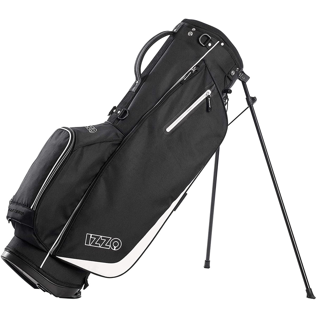 Izzo Golf Ultra-Lite Stand Bag - Grey/Lime