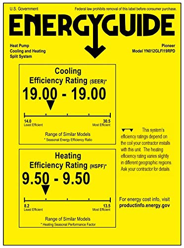 Pioneer Diamante Series Ductless Mini-Split Air Conditioner Heat Pump Full Set with 16 Ft. Kit