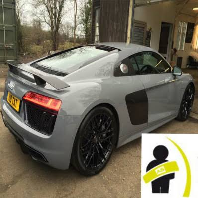 Stickerslab Glossy Gray Cement Adhesive Film for Car Wrapping and Tuning 152cm x 200cm - Car Wrapping Films