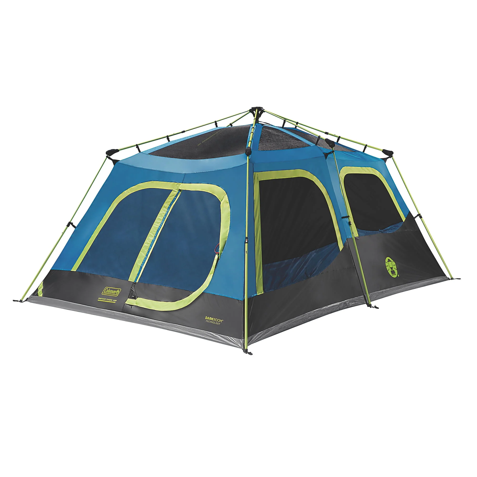 Coleman® 10-Person Dark Room™ Cabin Camping Tent with Instant Setup, 1 Room, Blue