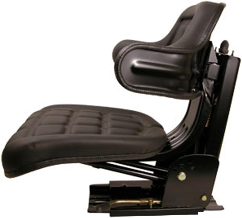 New Black Universal Tractor Seat Susp w/ Base & Tracks Ford New Holland Case-IH Pack of 2