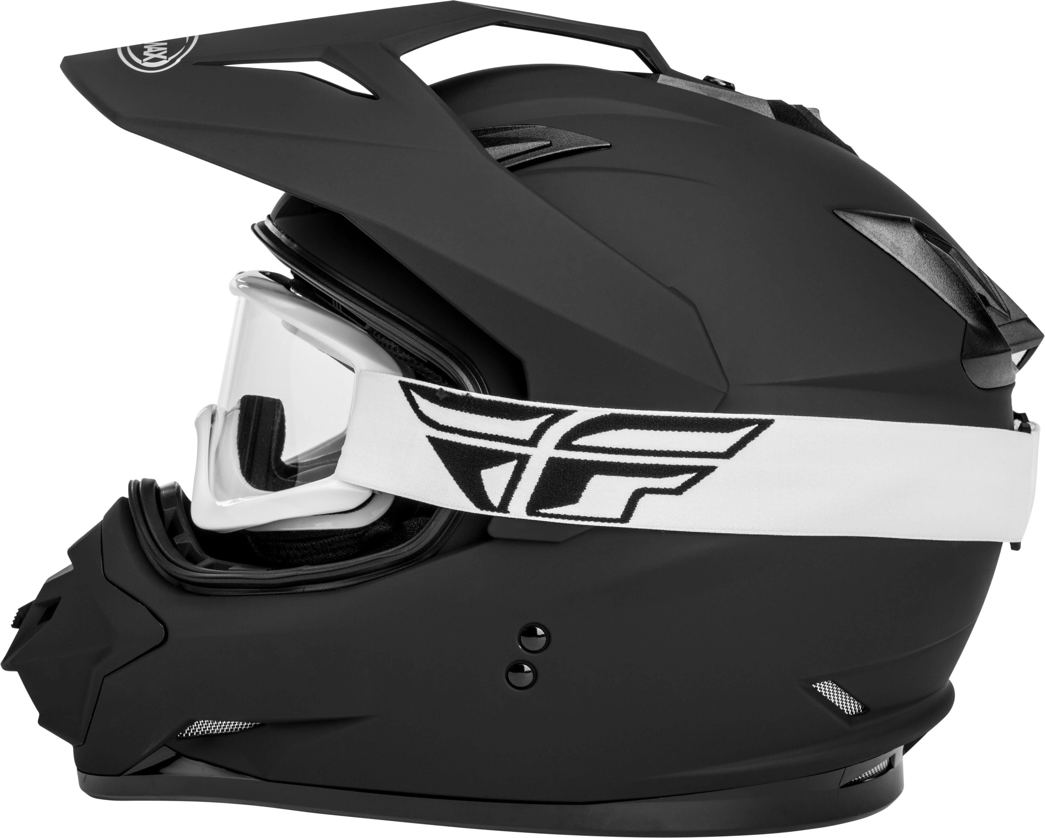 GMAX GM-11S Dual-Sport Snow Helmet Matte Black LG