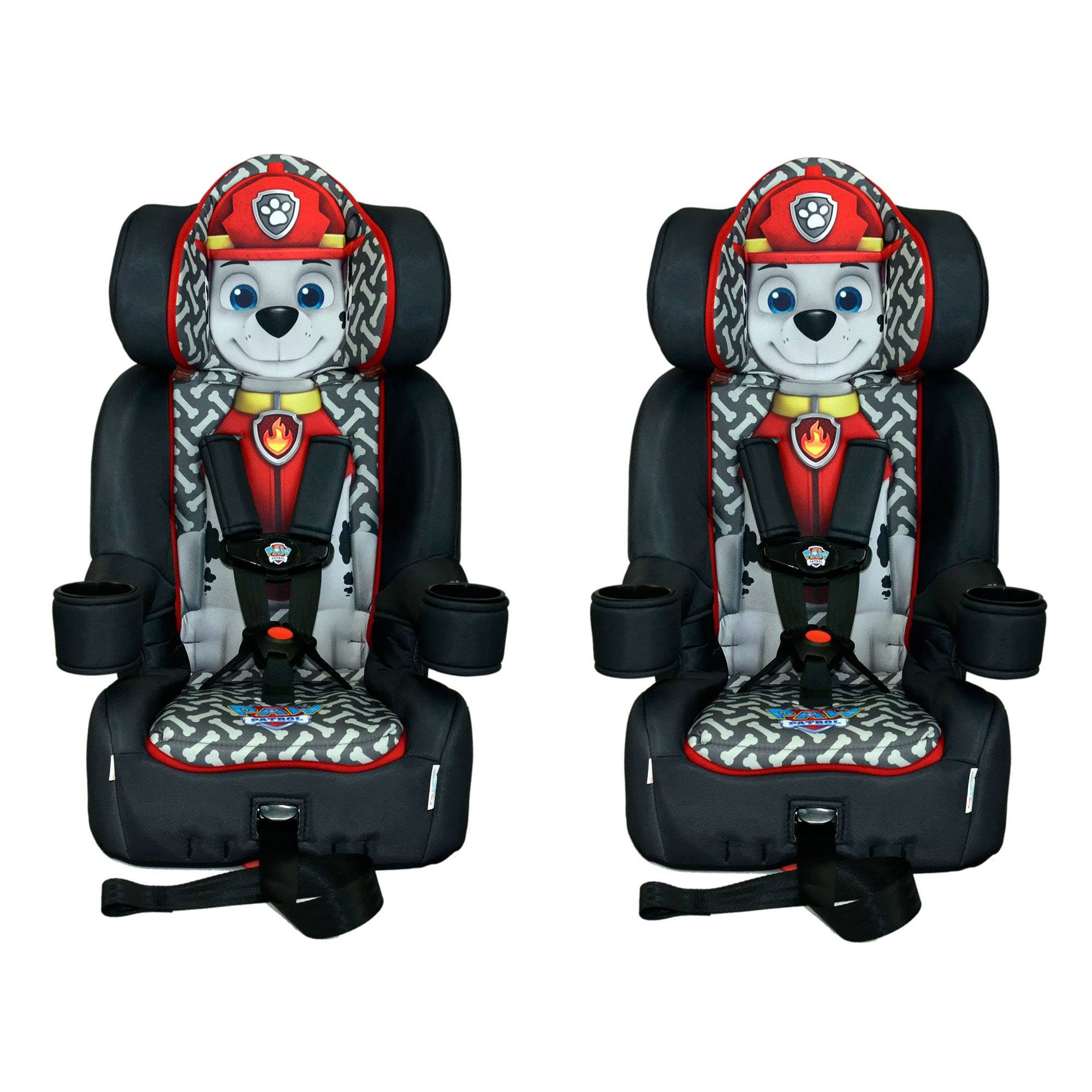 KidsEmbrace Nickelodeon Paw Patrol Marshall Combo Booster Car Seat (2 Pack), Red