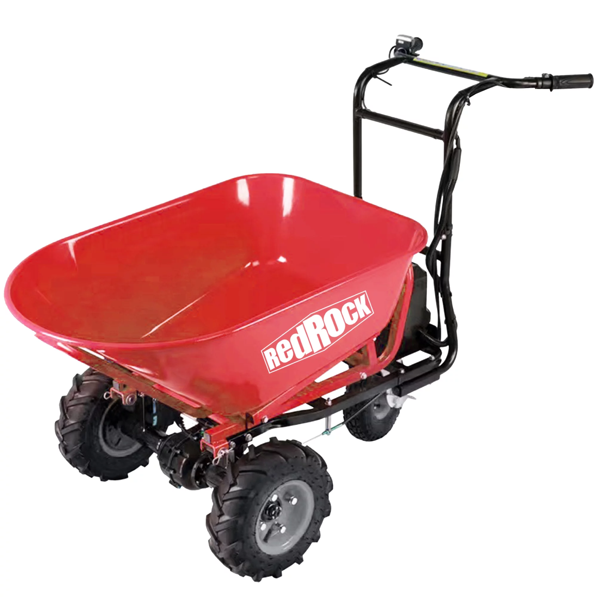 THINK 30,Wheelbarrow Utility Cart Electric Powered Cart 48V28Ah, 500W, Capacity 500lbs (230kg), 1000lbs Towing, Material Debris Hauler