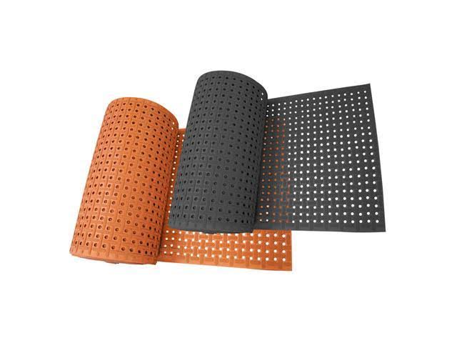 Rubber-Cal Paw-Grip Red 34 in. x 7 ft. Nitrile Non-Slip Rubber Mat