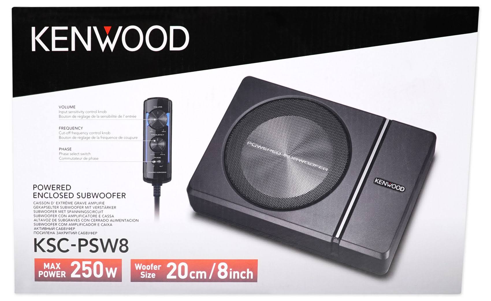 Kenwood KSC-PSW8 - Powered Subwoofer