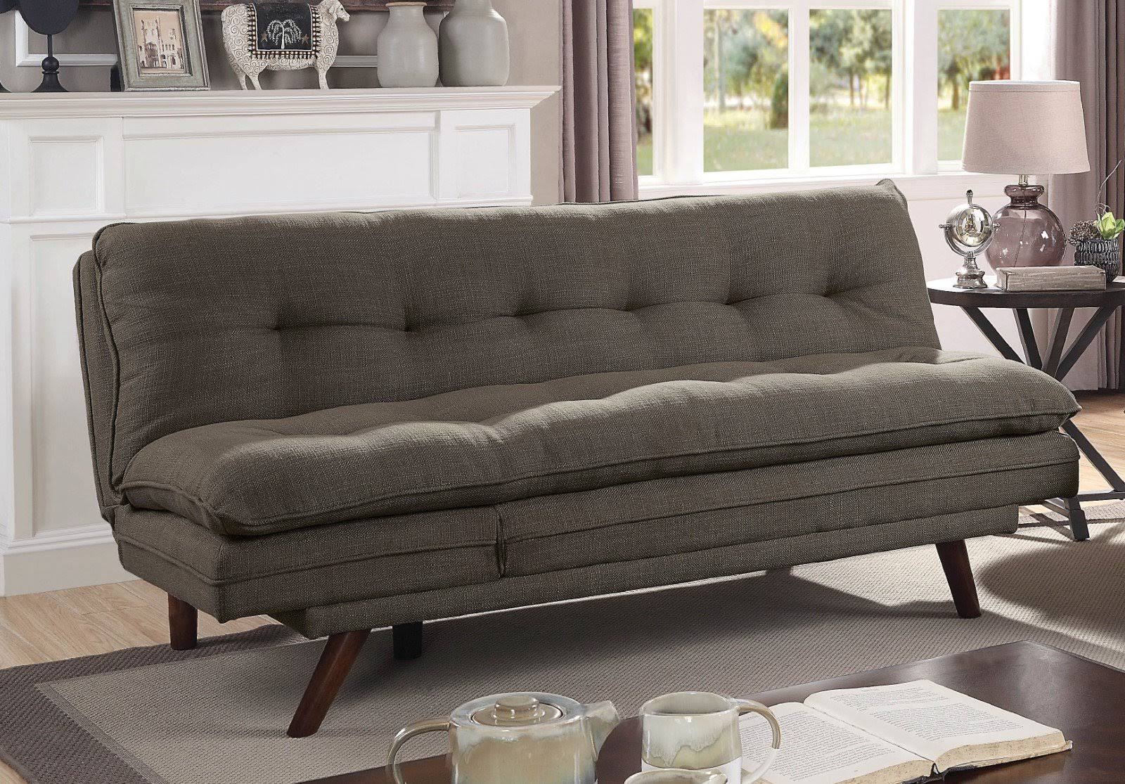 Braga Futon Sofa , Gray