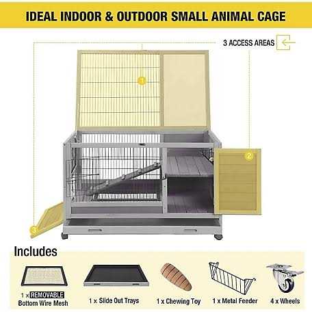Aivituvin Rabbit Hutch Indoor Bunny Cage - Pet Supplies online store