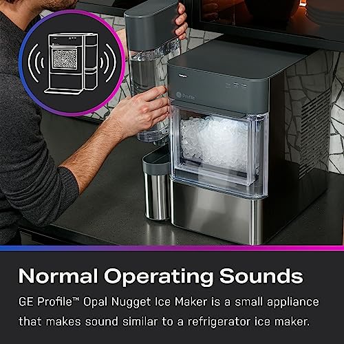 GE Profile Opal 2.0 Countertop Nugget Ice Maker Ice Machine with WiFi Connectivity Smart Home Kitchen Essentials
