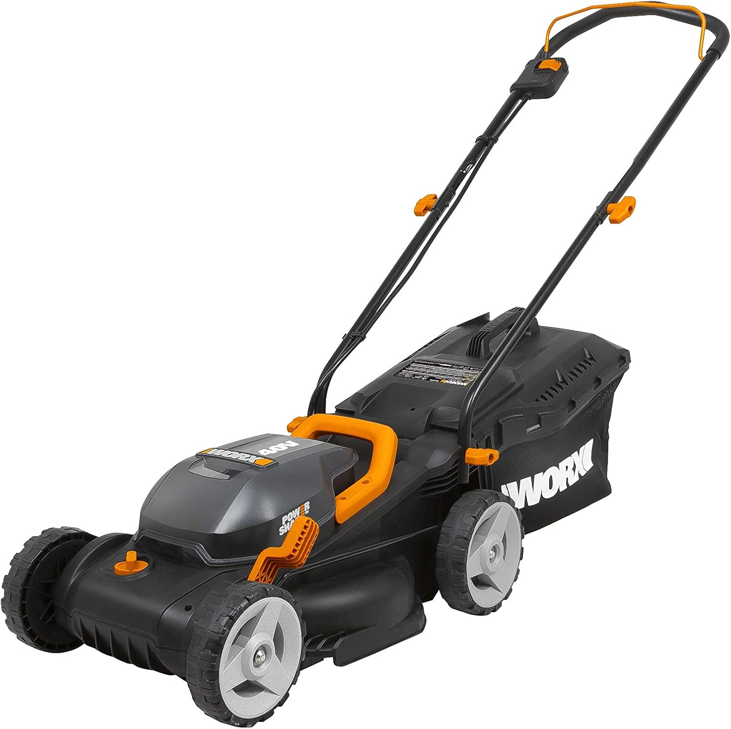 Worx WG743 40V Power Share 4.0Ah 17" Cordless Lawn Mower (Batteries & Charger Included)