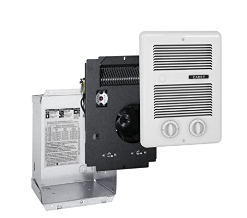 Cadet Com-Pak Bath Electric Wall Heater Complete Unit with Thermostat and Timer