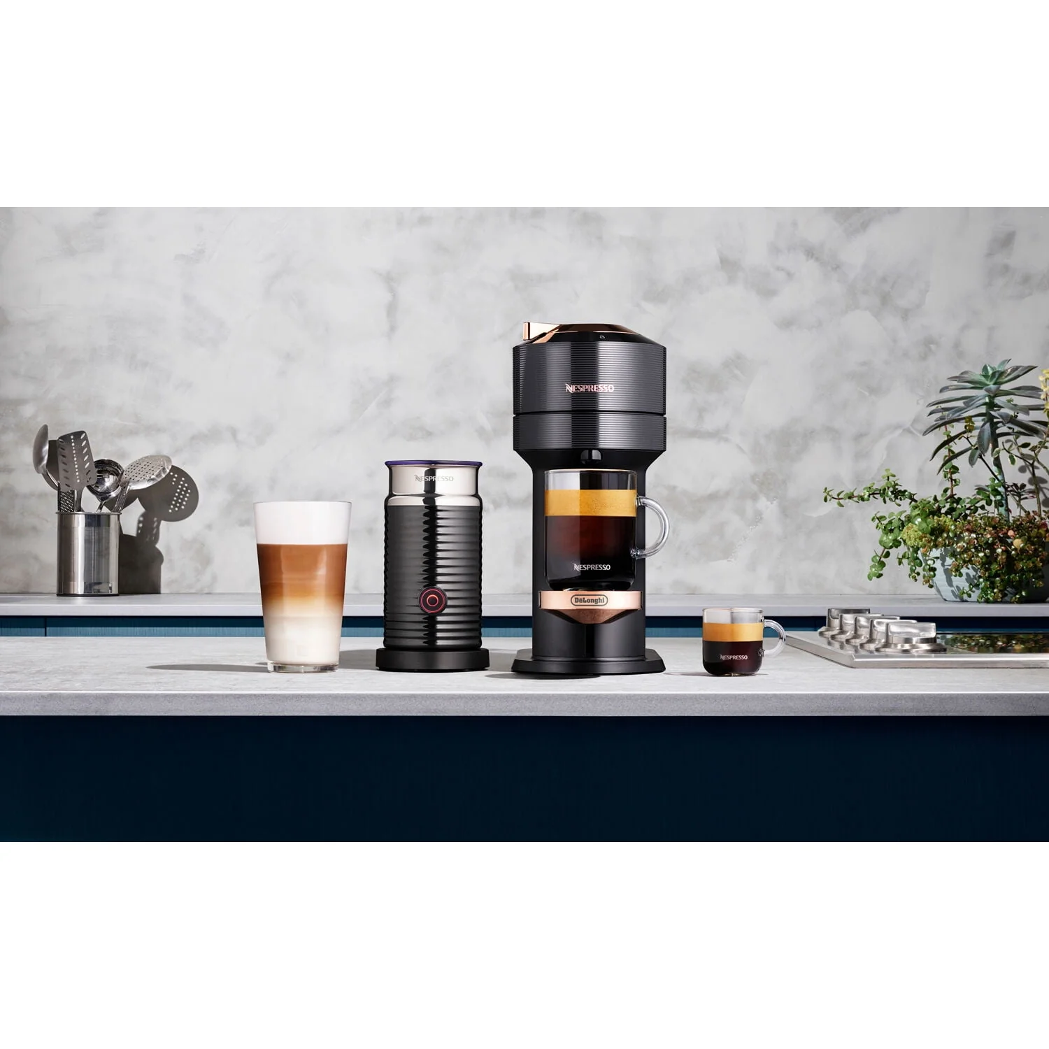 Nespresso Vertuo Next Coffee and Espresso Maker by DeLonghi, Dark Gray