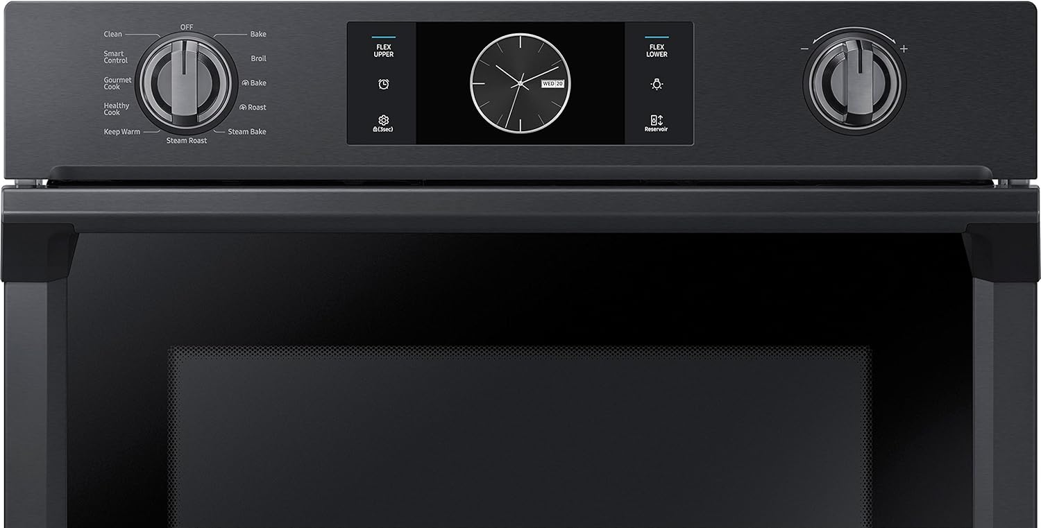 Samsung Appliance NV51K7770SG 30" 5.1 cu. ft. Total Capacity Electric Single Wall Oven with Top Broiler, in Black Stainless Steel
