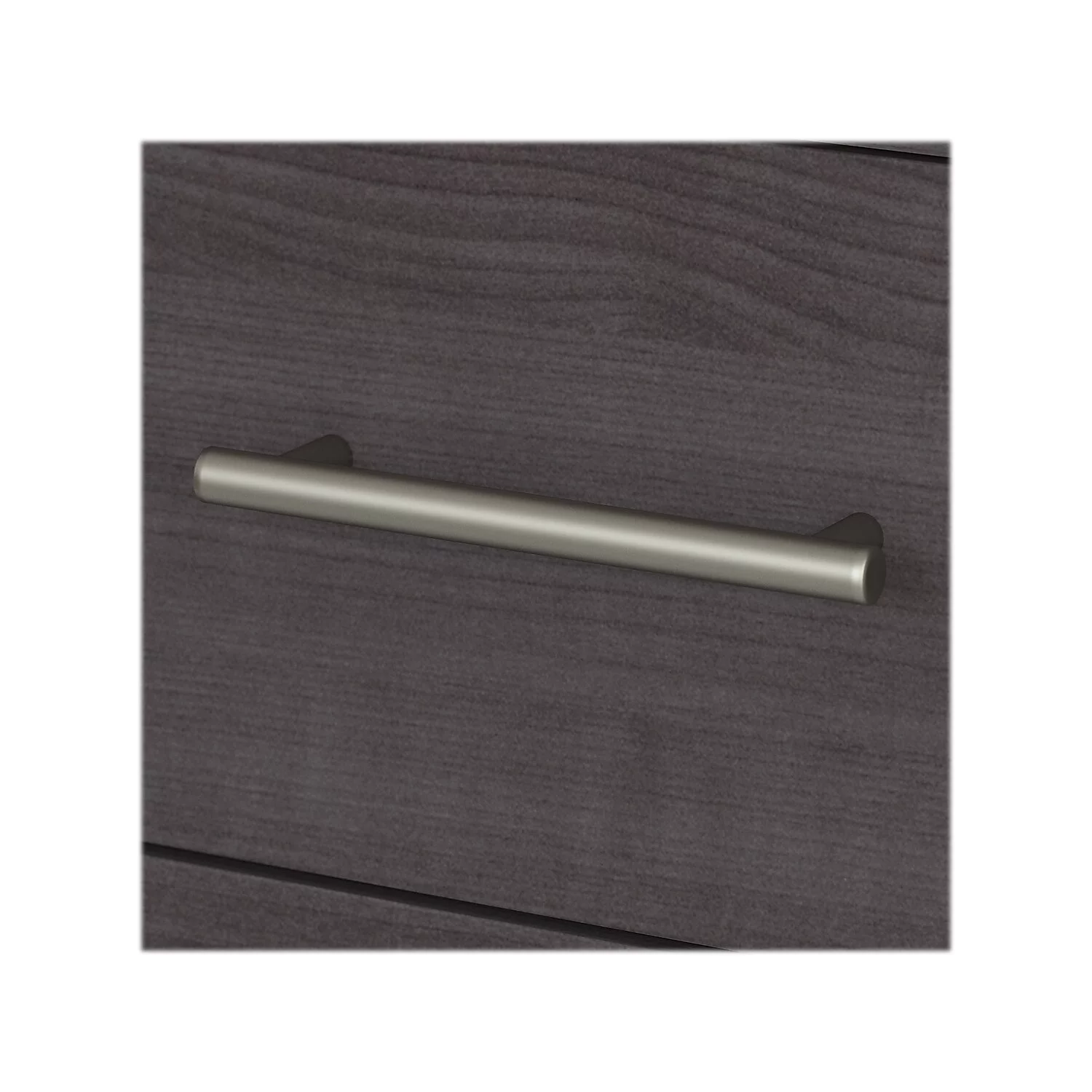 Somerset 72W L Shaped Desk Set with Storage in Storm Gray - Engineered Wood
