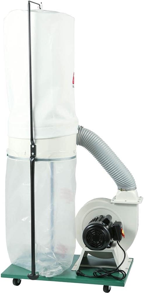 Grizzly Industrial G1029Z2P - 2 HP Dust Collector with Aluminum Impeller - Polar Bear Series