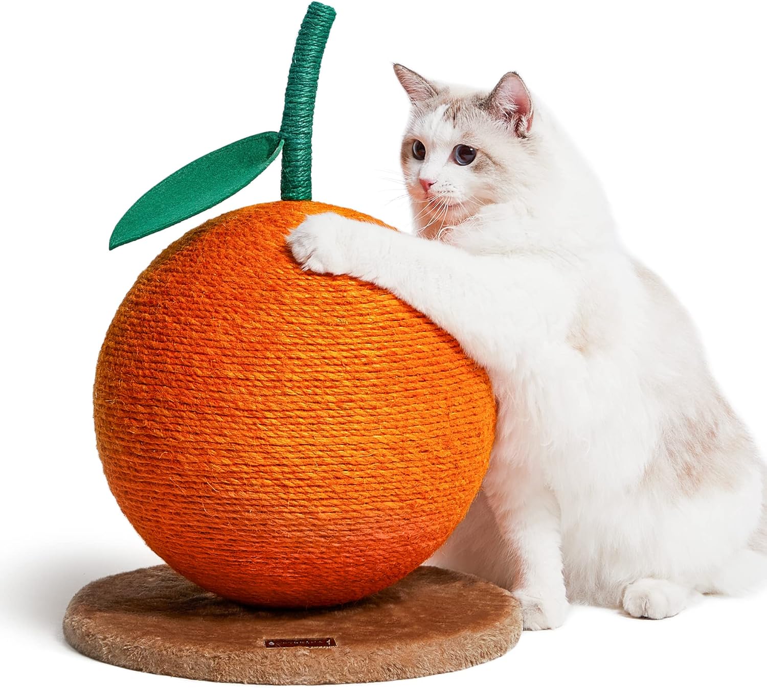 VETRESKA Large Cherry Cat Scratching Post with Hammock, Cat Scratcher with Sisal Rope, Cats Scratch Post Claw Scratchers for Indoor Cats, Kitten Beds Furniture Home Decor