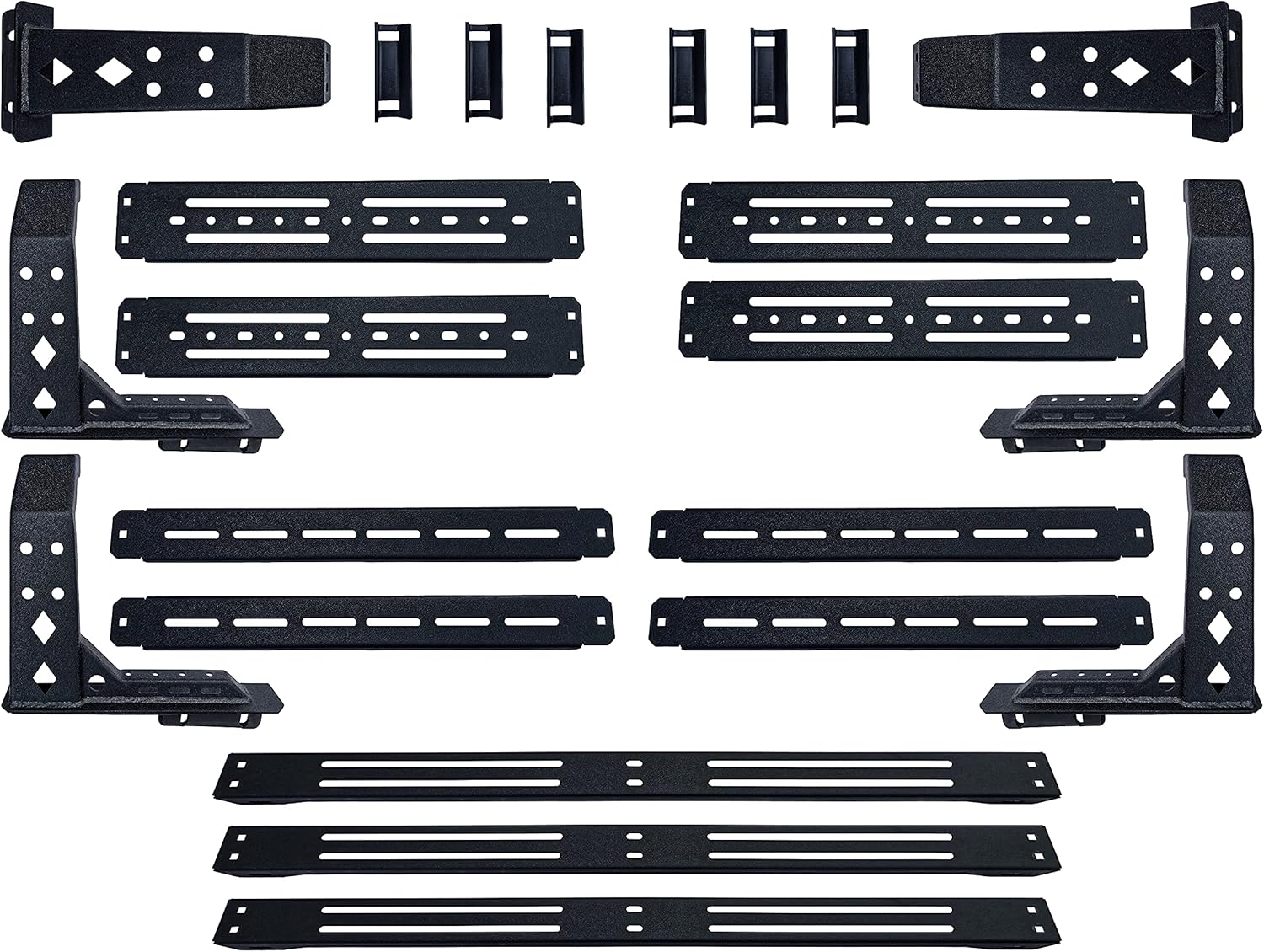 TKMAUTO Overland Bed Rack Truck Cargo Carrier Compatible with Toyota Tacoma 2005 - 2022 2nd 3rd Gen