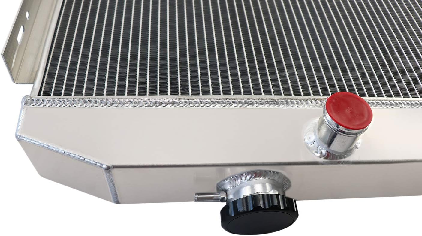ALLOYWORKS 3 Row All Aluminum Radiator For 1955-1957 Chevy Bel-Air & Del Ray L6/V8 Engines PRO