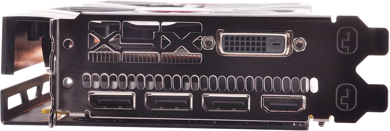 XFX Radeon RX 580 GTS Black Edition 1405MHz OC+, 8gb 256bit GDDR5, DX12 VR Ready, Double Dissipation, Dual BIOS, 3xDP HDMI DVI, PCI-E AMD Graphics Card (RX-580P828D6)
