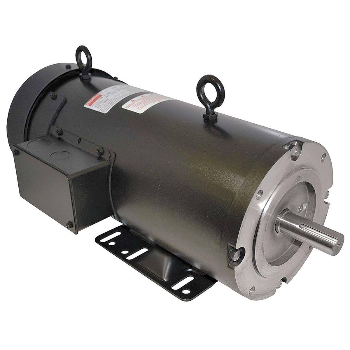 Dayton 2M509A DC Motor,PM,TEFC,1/3 Hp,1750 rpm,90VDC