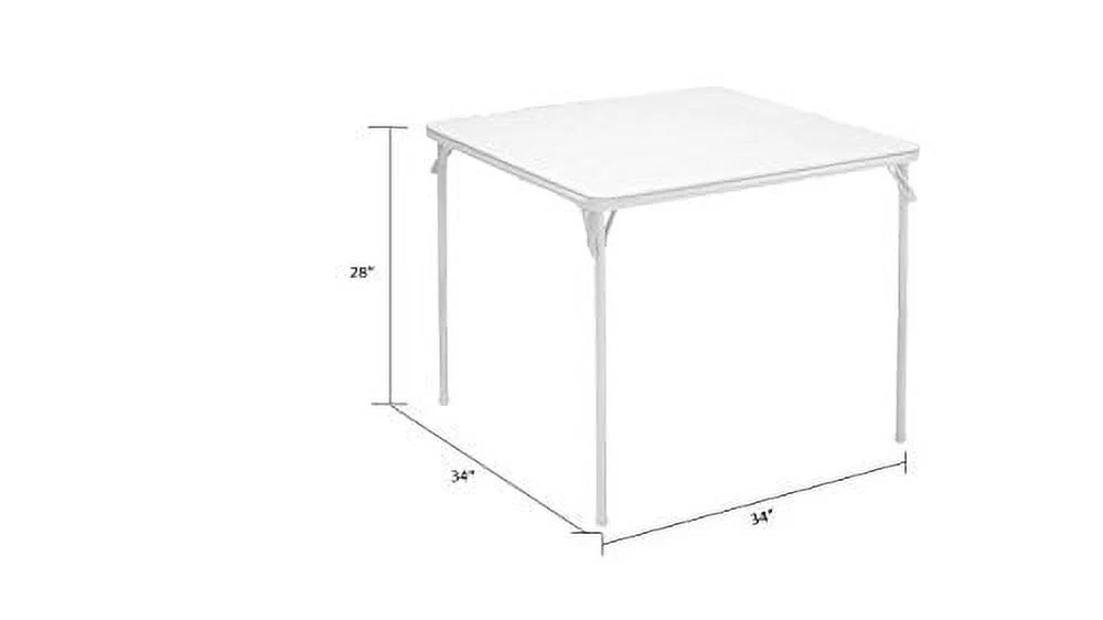 Cosco 5-Piece Folding Table and Chair Set, Tan