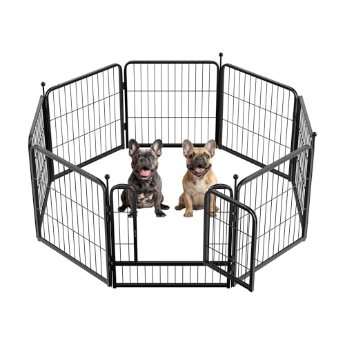 FXW Instant Dog Playpen, Portable Pet Fence for Outdoor, RV Trips, and Camping, 40inch, 16 Panels for Medium and Large Dogs│Patented