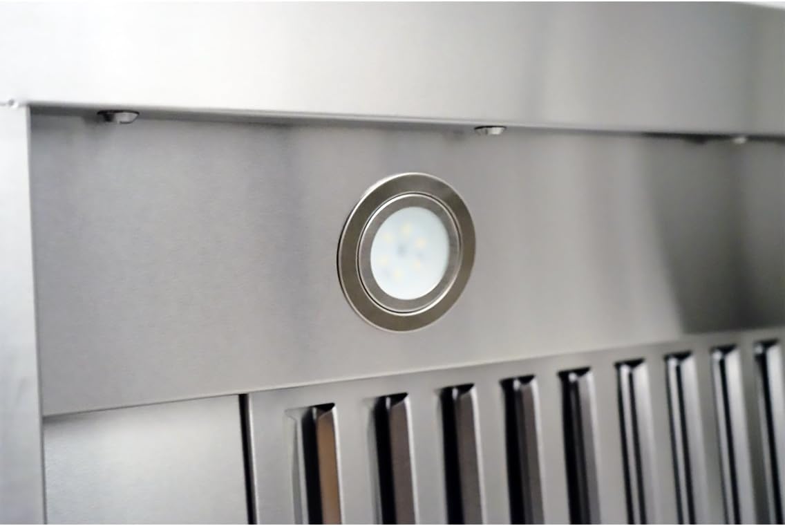 36 Inch Under Cabinet Wall Mount Range Hood 900 CFM Stainless Steel Baffle Filters Proline PLJW 113