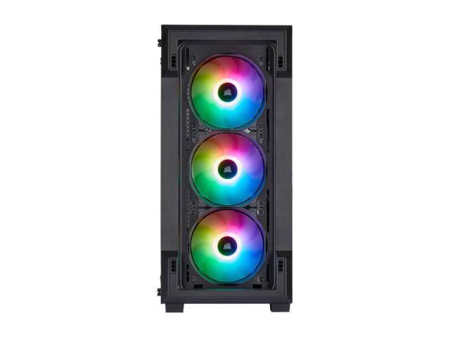 CORSAIR - iCUE 220T RGB Airflow ATX Mid-Tower Smart Case - Black