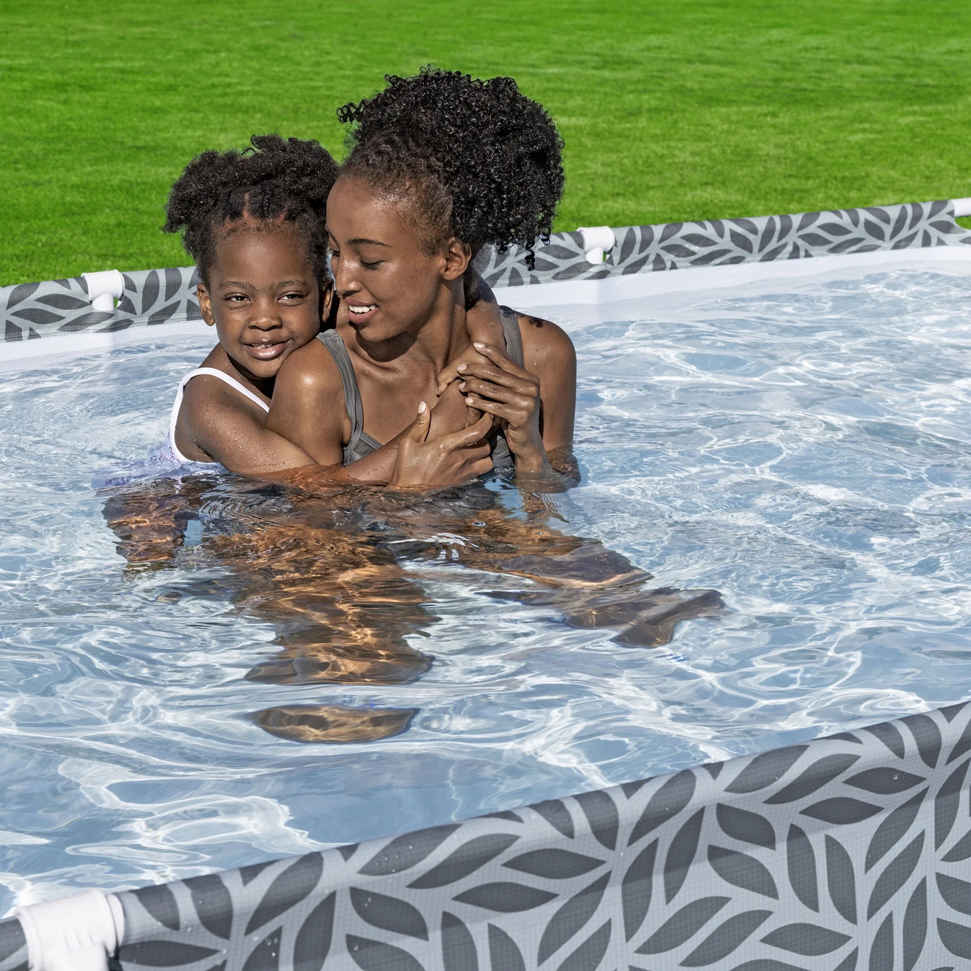 Bestway Steel Pro 9.8'x6.6'x26 Rectangular Above Ground Swimming Pool Set