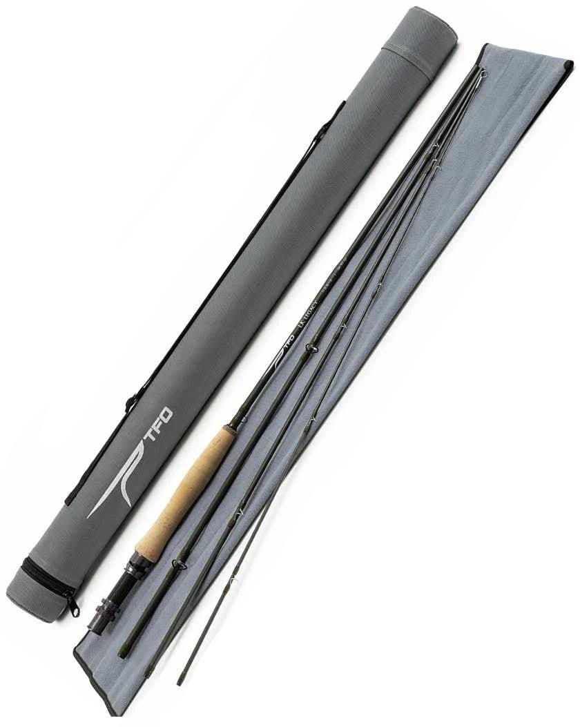 New! TFO Legacy 6wt, 9&6x22 Fly Rod : TF 06 96 4 Lk