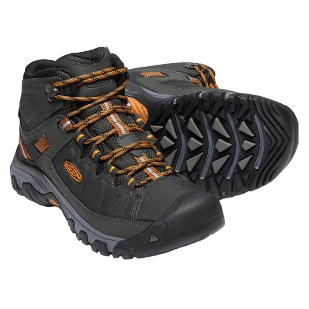 Keen Men&s Targhee EXP Waterproof Mid Raven/Inca Gold / 12