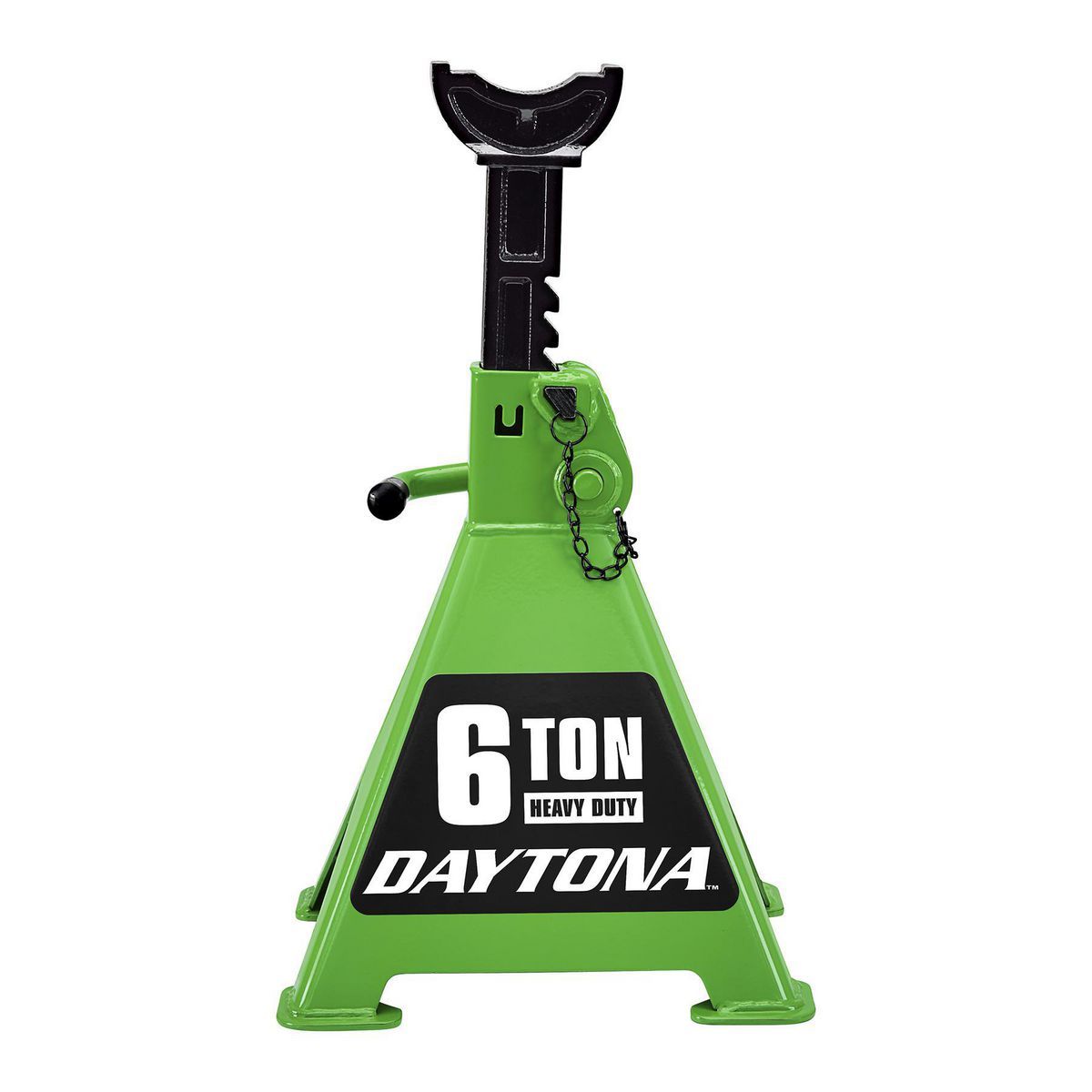 DAYTONA 6 Ton Heavy Duty Ratcheting Jack Stands, Slate Gray