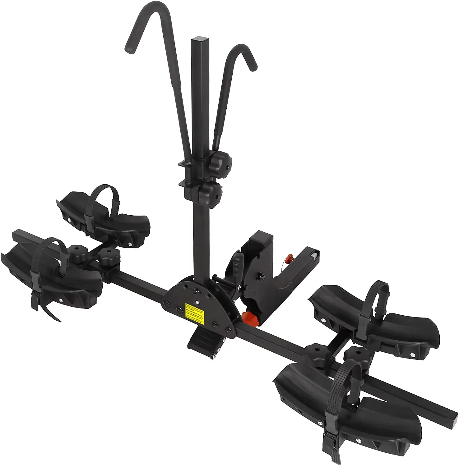 2 E Bike Rack Hitch Mounted, Wobble Free Smart Tilting Folding 2 Bicycle Electric Bike Racks, 2" Hitch Fits Up to 160 lbs Capacity with Up to 5.5" Fat Tires for Car, SUV, Trucks - Curated Treasures Market
