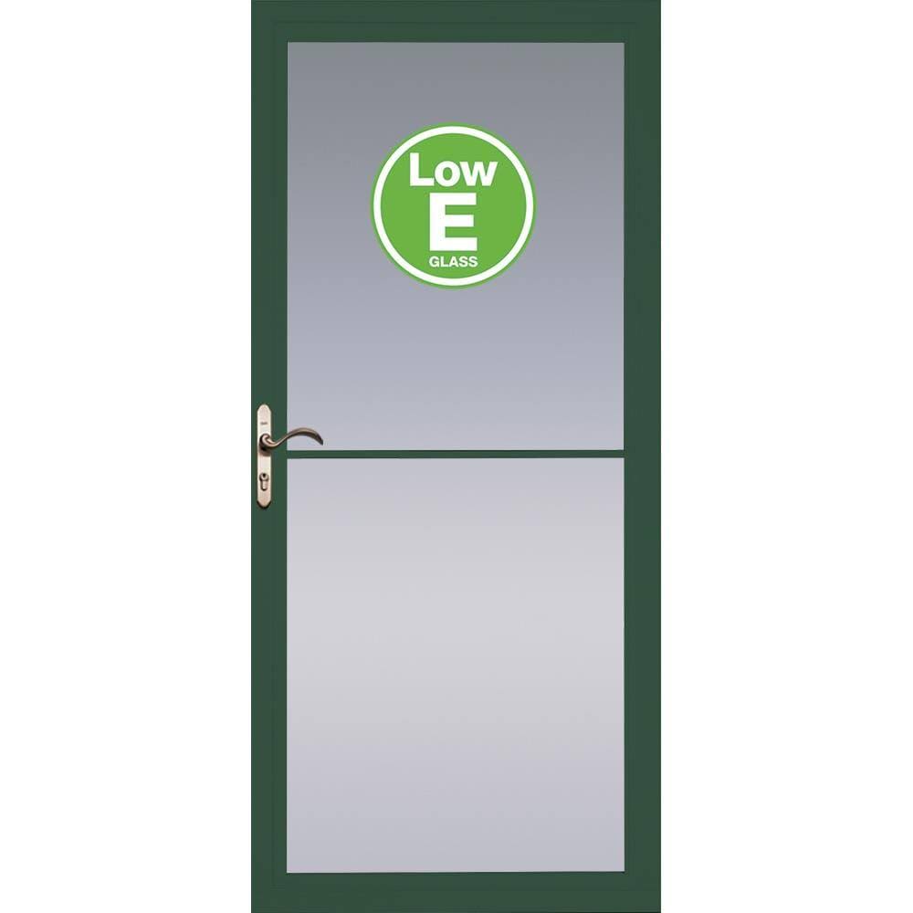 Pella Rolscreen 36-in x 81-in Green Full-view Aluminum Storm Door | 5600122E20