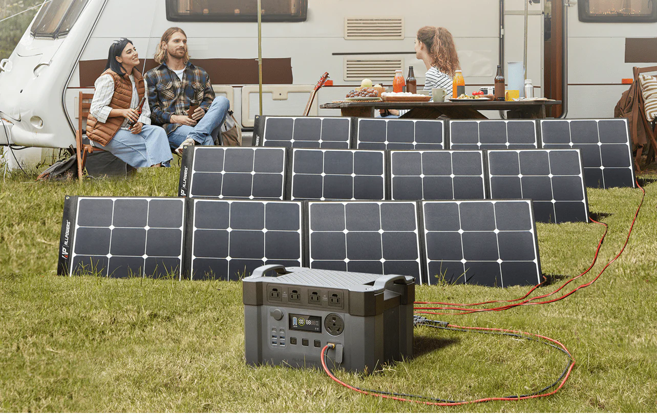 ALLPOWERS S2000 Pro Portable Solar Generator, 2400W 1500Wh Portable Power Station for Camping RV Camper Home Emergency