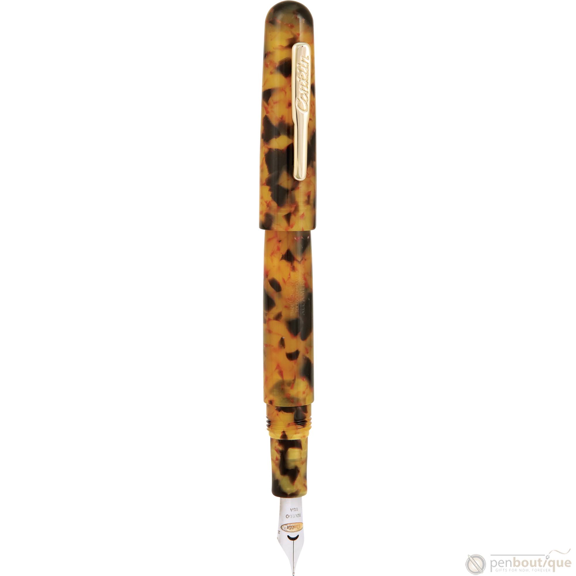 Conklin All American Fountain Pen Tortoiseshell, Stub