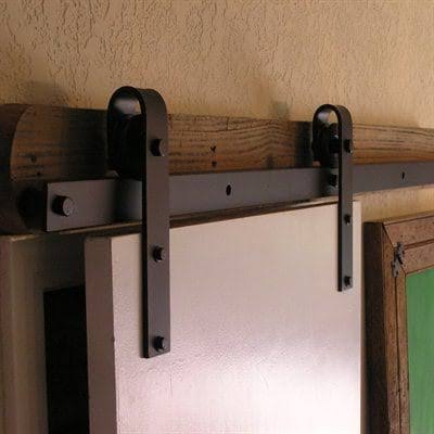Agave Ironworks RH001-6-04 Basic Flat Track Hardware Kit - Smooth