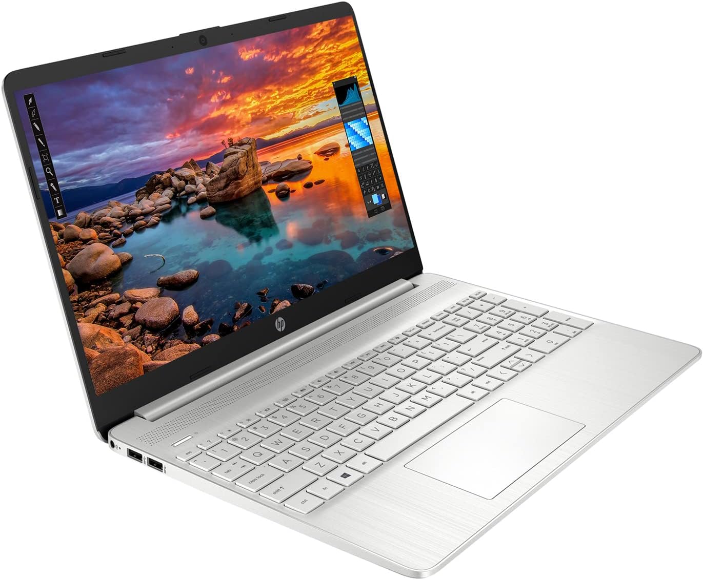 HP Newest Notebook Laptop, 15.6" HD Touchscreen, AMD Athlon Gold 3150U Processor, 32GB RAM, 512GB SSD, Bluetooth, USB Type-C, HDMI, Media Card Reader, Windows 11 Home, Silver