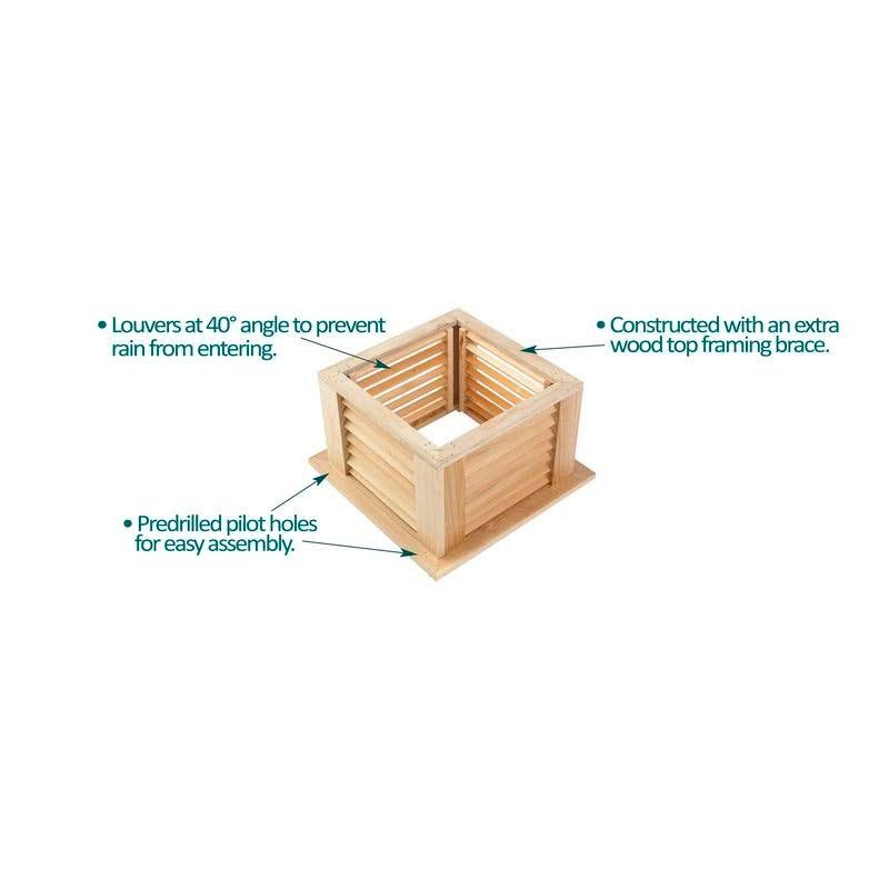 Good Directions Sherwood Wood Cupola Size: 22x22 x 30x22