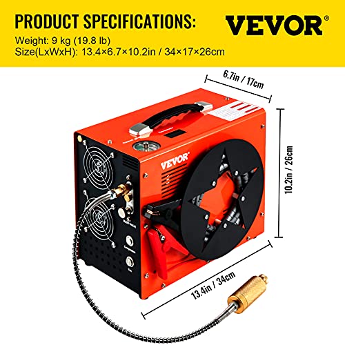 VEVOR Portable Air Compressor 4500 Psi