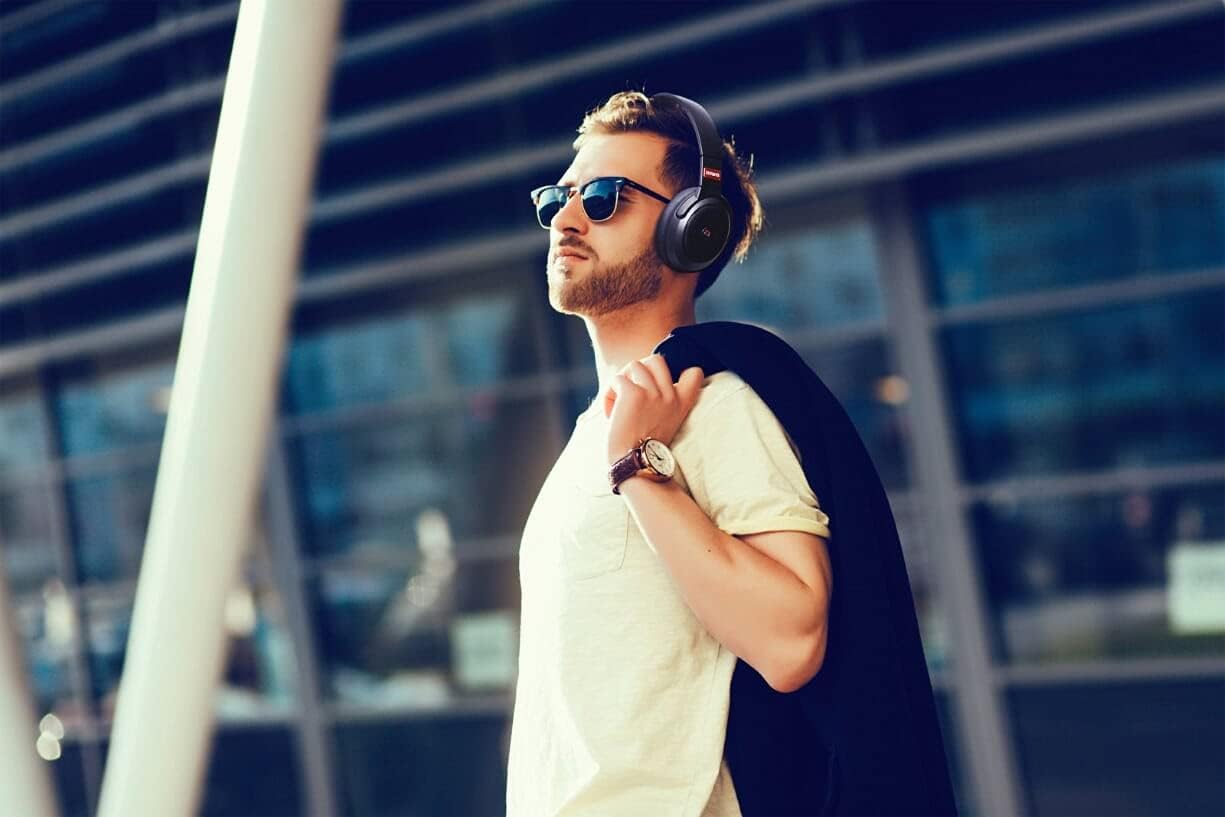 Aiwa Arc-1 ANC - Bluetooth Active Noise Cancelling Headphones - Over Ear - Audiophile Sound Quality - 40-Hour Playtime