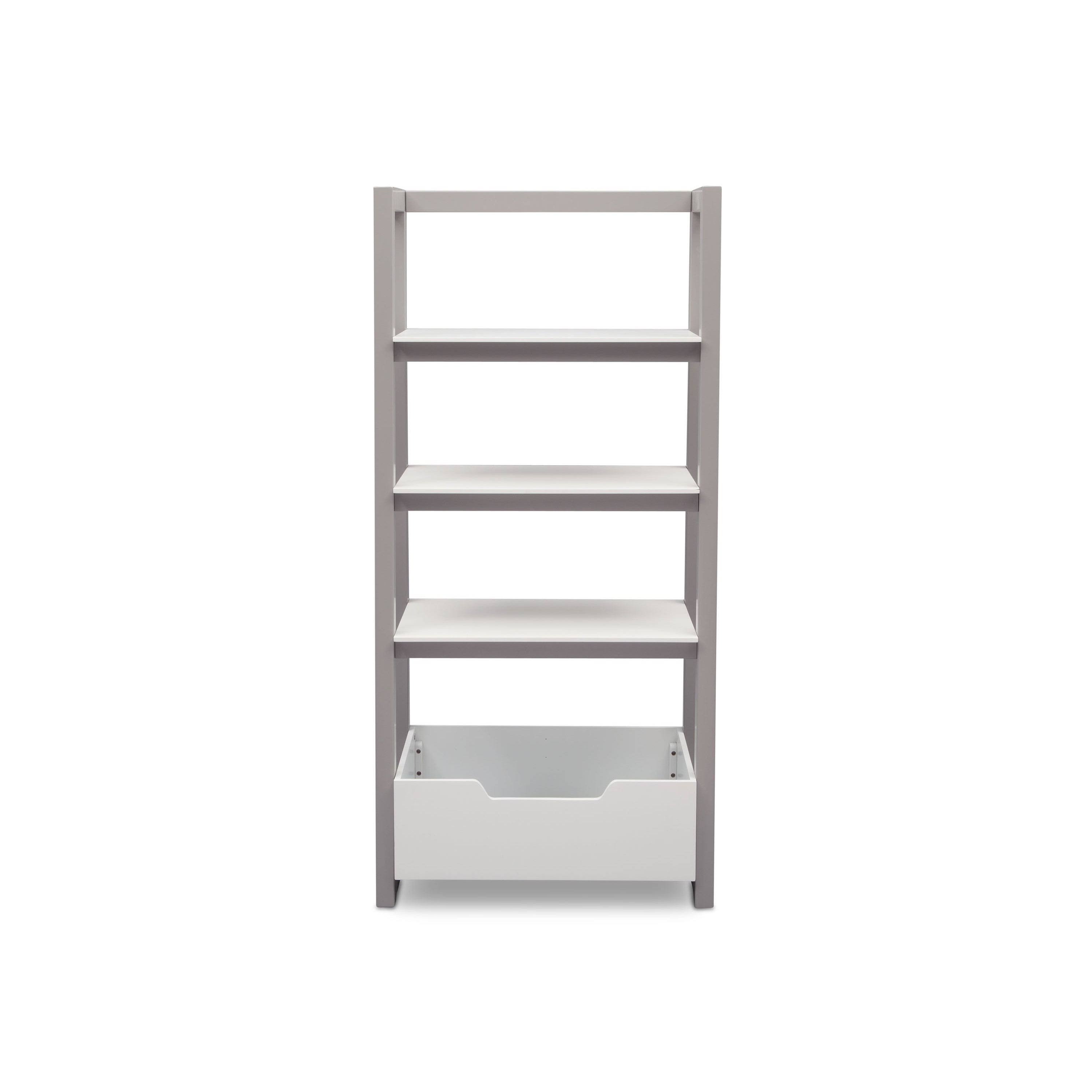 Delta Children Ladder Shelf White Grey