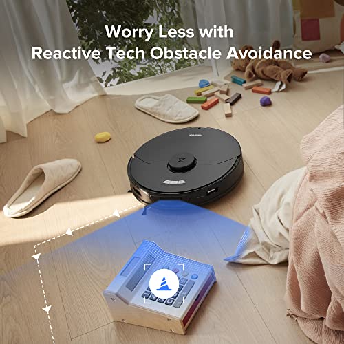 roborock S7 MaxV Robot Vacuum Series, Sonic Mop, 5100Pa Suction, 3D Structured Light Obstacle Avoidance, Auto Lifting Mop, Ultrasonic Carpet Detection, Compatible with Alexa (Renewed)