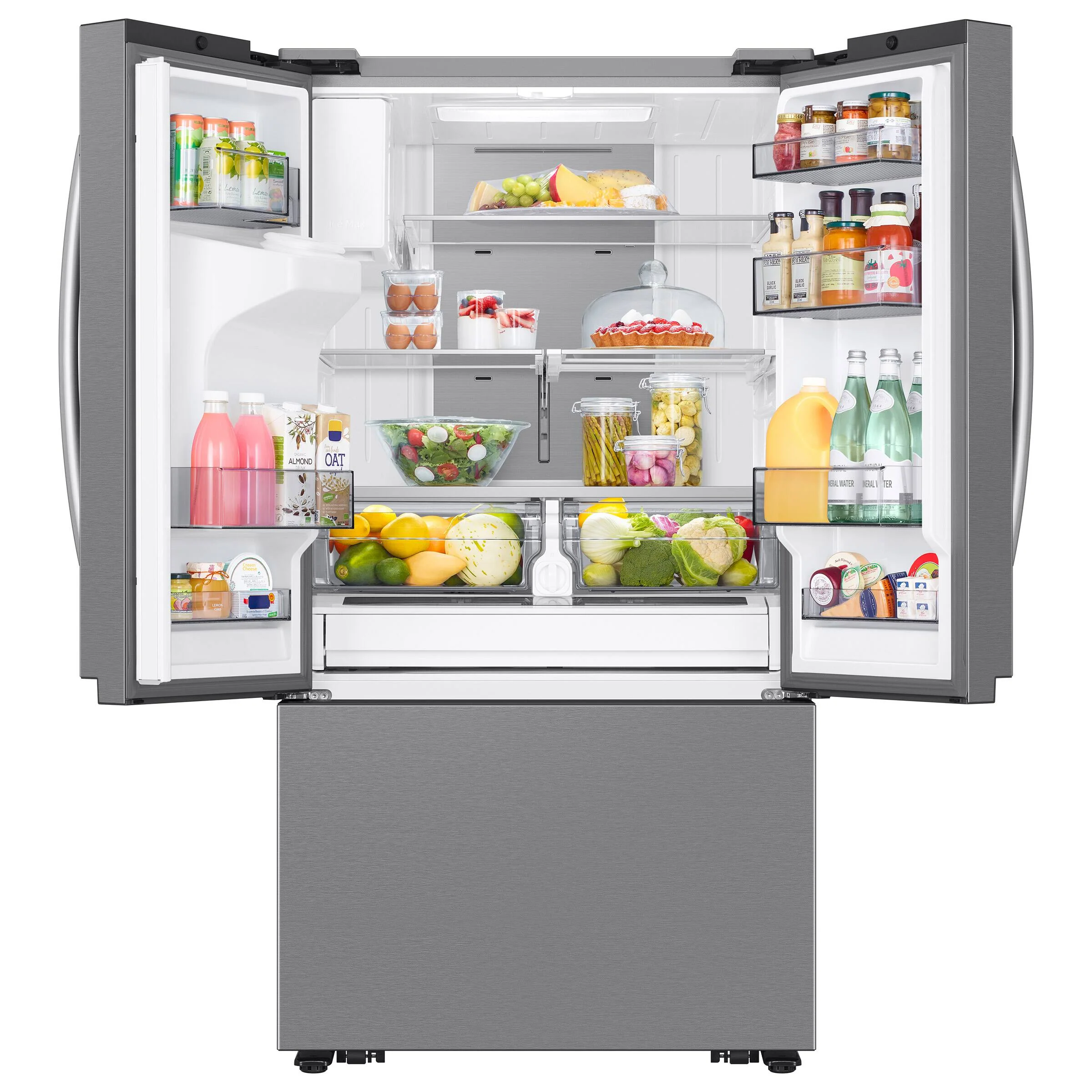 SAMSUNG 36 IN. 30.5 CU. FT. STAINLESS STEEL 3 DOOR FRENCH DOOR REFRIGERATOR WITH EXTERIOR WATER DISP