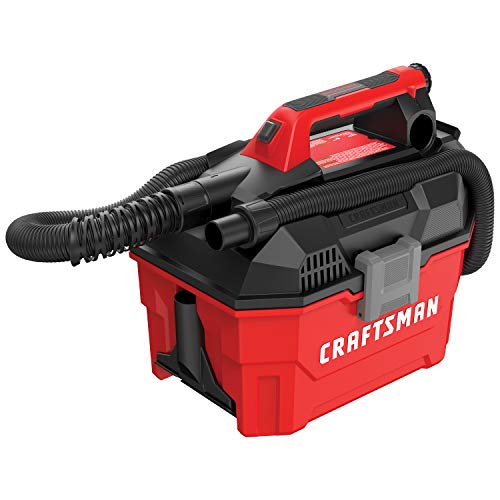 CRAFTSMAN V20* Cordless Shop Vac, 2 Gallon, Wet/Dry, Tool Only (CMCV002B)