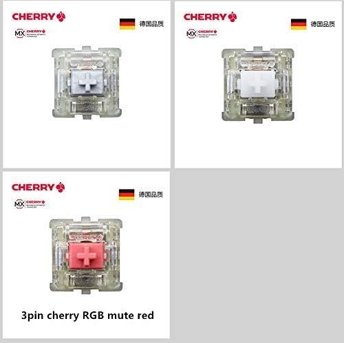 RGB Cherry Switch Cherry Mx Switch keycap Key Switch Replacement of Keymodule Mechanical Keyboard Switch, Used in Corsair and MX8.0 RGB Keyboard (Silver 3 pin10PCS) Pack of 2