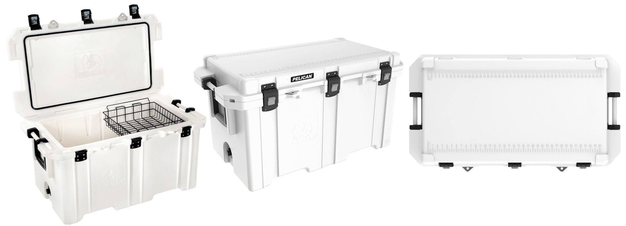 Pelican 150QT Elite Cooler - White