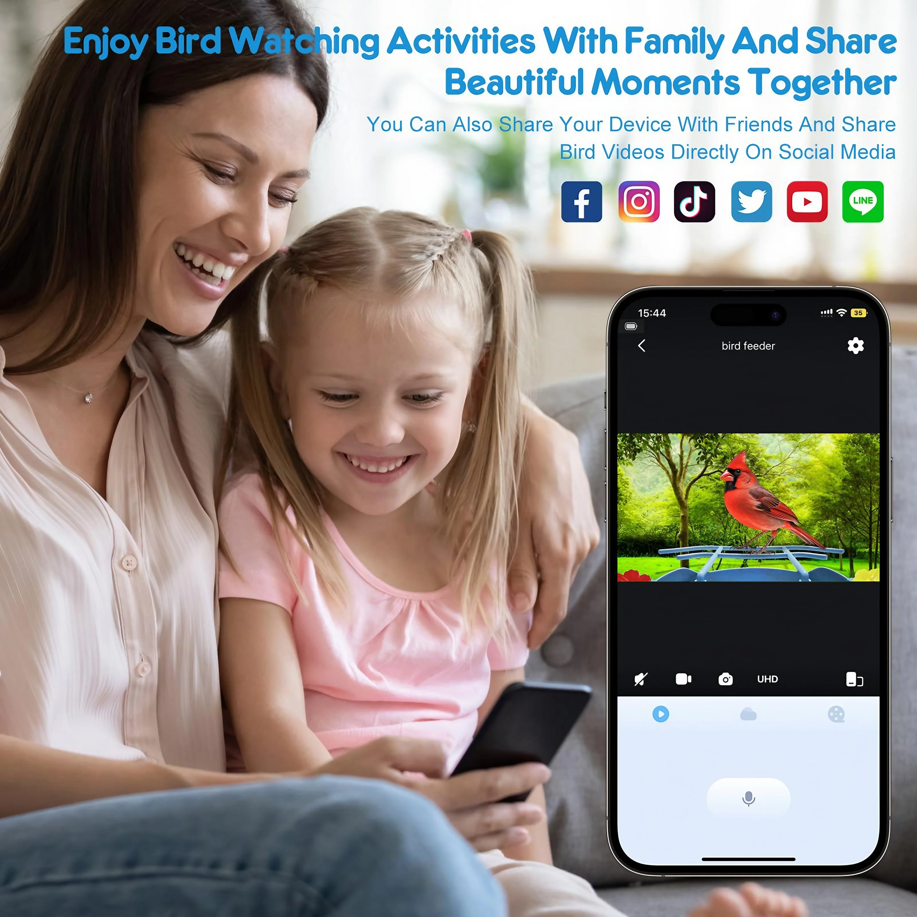 Smart Bird Feeder with Camera Solar, Hummingbird Feeder Water Feeding, AI Identify Bird Species with 128G TF Card, Ideal Bird Buddies Gift for Bird Lovers